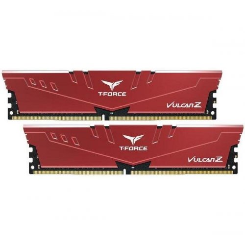 Озп Team DDR4 16GB (2x8GB) 3200Mhz T-Force Vulcan Z Red (TLZRD416G3200HC16CDC01) (Відновлено продавцем, 703747) купити з перевіркою сумісності: огляд, характеристики, ціна у Києві, Львові, Вінниці, Хмельницькому, Івано-Франківську, Україні | інтернет-магазин TELEMART.UA фото