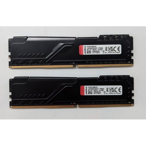 Озп Kingston DDR4 32GB (2x16GB) 3600Mhz FURY Beast Black (KF436C18BBK2/32) (Відновлено продавцем, 703755) купити з перевіркою сумісності: огляд, характеристики, ціна у Києві, Львові, Вінниці, Хмельницькому, Івано-Франківську, Україні | інтернет-магазин TELEMART.UA фото