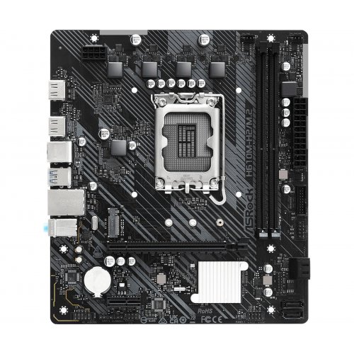 Материнська плата AsRock H610M-H2/M.2 (s1700, Intel H610) купити з перевіркою сумісності: огляд, характеристики, ціна у Києві, Львові, Вінниці, Хмельницькому, Івано-Франківську, Україні | інтернет-магазин TELEMART.UA фото