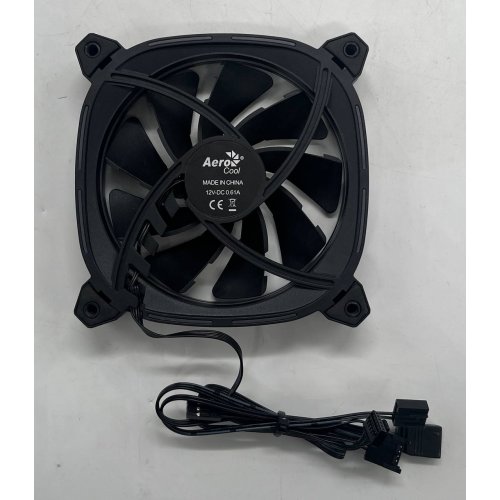 Кулер для корпуса Aerocool Astro 12 ARGB (ACF3-AT10217.01) (Відновлено продавцем, 704012) купити з перевіркою сумісності: огляд, характеристики, ціна у Києві, Львові, Вінниці, Хмельницькому, Івано-Франківську, Україні | інтернет-магазин TELEMART.UA фото