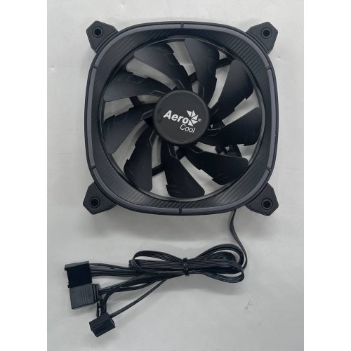 Кулер для корпуса Aerocool Astro 12 ARGB (ACF3-AT10217.01) (Відновлено продавцем, 704017) купити з перевіркою сумісності: огляд, характеристики, ціна у Києві, Львові, Вінниці, Хмельницькому, Івано-Франківську, Україні | інтернет-магазин TELEMART.UA фото