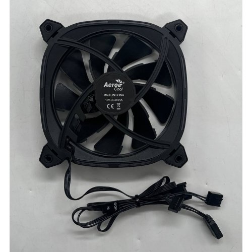 Кулер для корпуса Aerocool Astro 12 ARGB (ACF3-AT10217.01) (Відновлено продавцем, 704022) купити з перевіркою сумісності: огляд, характеристики, ціна у Києві, Львові, Вінниці, Хмельницькому, Івано-Франківську, Україні | інтернет-магазин TELEMART.UA фото