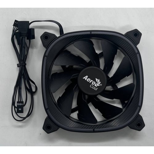 Кулер для корпуса Aerocool Astro 12 ARGB (ACF3-AT10217.01) (Відновлено продавцем, 704026) купити з перевіркою сумісності: огляд, характеристики, ціна у Києві, Львові, Вінниці, Хмельницькому, Івано-Франківську, Україні | інтернет-магазин TELEMART.UA фото