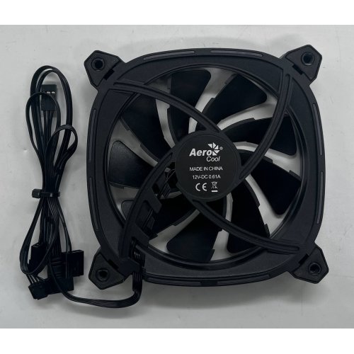 Кулер для корпуса Aerocool Astro 12 ARGB (ACF3-AT10217.01) (Відновлено продавцем, 704026) купити з перевіркою сумісності: огляд, характеристики, ціна у Києві, Львові, Вінниці, Хмельницькому, Івано-Франківську, Україні | інтернет-магазин TELEMART.UA фото