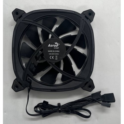 Кулер для корпуса Aerocool Astro 12 ARGB (ACF3-AT10217.01) (Відновлено продавцем, 704031) купити з перевіркою сумісності: огляд, характеристики, ціна у Києві, Львові, Вінниці, Хмельницькому, Івано-Франківську, Україні | інтернет-магазин TELEMART.UA фото