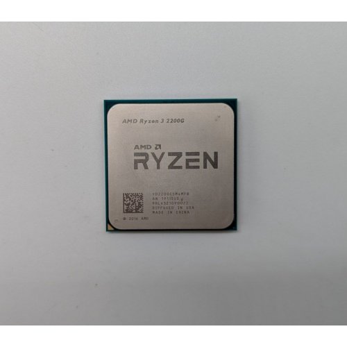 Процесор AMD Ryzen 3 2200G 3.5(3.7)GHz sAM4 Tray (YD2200C5M4MFB) (Відновлено продавцем, 704074) купити з перевіркою сумісності: огляд, характеристики, ціна у Києві, Львові, Вінниці, Хмельницькому, Івано-Франківську, Україні | інтернет-магазин TELEMART.UA фото