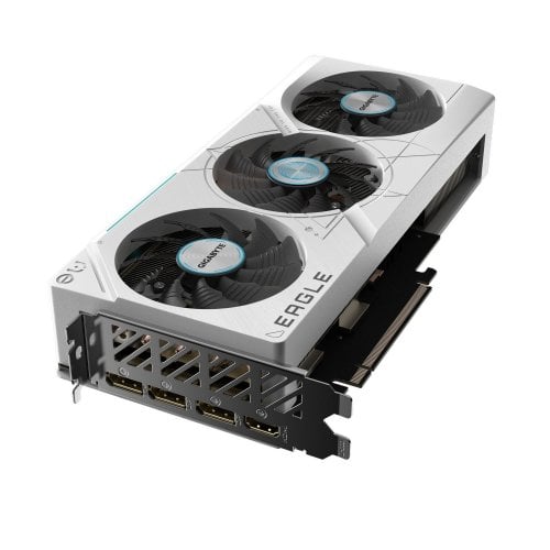 Купить Уценка видеокарта Gigabyte GeForce RTX 4070 Ti SUPER EAGLE ICE OC 16384MB (GV-N407TSEAGLEOC ICE-16GD) (Повреждена упаковка, 704076) с проверкой совместимости: обзор, характеристики, цена в Киеве, Днепре, Одессе, Харькове, Украине | интернет-магазин TELEMART.UA фото