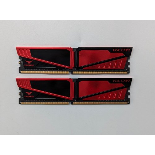 Озп Team DDR4 8GB (2x4GB) 2666Mhz T-Force Vulcan (TLRED48G2666HC14BK) (Відновлено продавцем, 704078) купити з перевіркою сумісності: огляд, характеристики, ціна у Києві, Львові, Вінниці, Хмельницькому, Івано-Франківську, Україні | інтернет-магазин TELEMART.UA фото