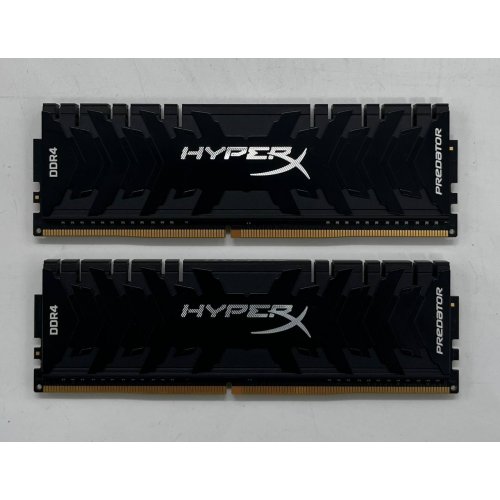 Озп HyperX DDR4 16GB (2x8GB) 3333Mhz Predator (HX433C16PB3K2/16) (Відновлено продавцем, 704093) купити з перевіркою сумісності: огляд, характеристики, ціна у Києві, Львові, Вінниці, Хмельницькому, Івано-Франківську, Україні | інтернет-магазин TELEMART.UA фото