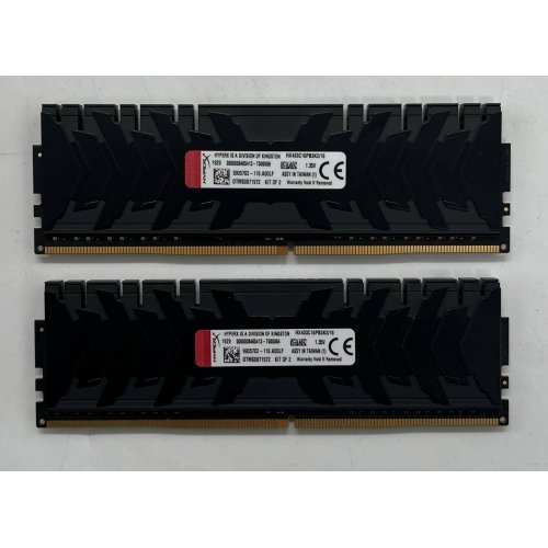 Озп HyperX DDR4 16GB (2x8GB) 3333Mhz Predator (HX433C16PB3K2/16) (Відновлено продавцем, 704093) купити з перевіркою сумісності: огляд, характеристики, ціна у Києві, Львові, Вінниці, Хмельницькому, Івано-Франківську, Україні | інтернет-магазин TELEMART.UA фото