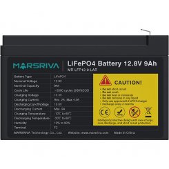 Аккумуляторная батарея Marsriva 12.8V 9Ah (MR-LFP12-9-LAR)