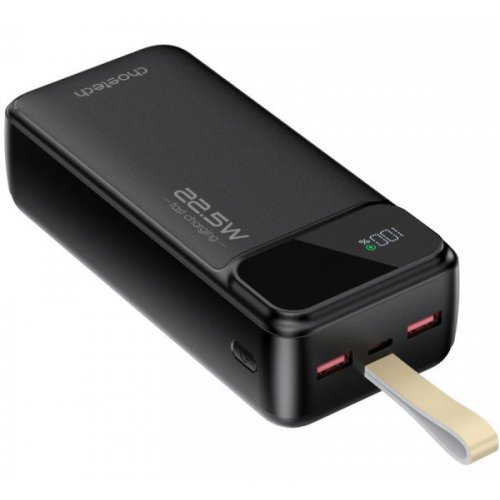 Купити Powerbank Choetech B730 30000mAh 22.5W (B730-ACBK) Black - ціна в Києві, Львові, Вінниці, Хмельницькому, Франківську, Україні | інтернет-магазин TELEMART.UA фото