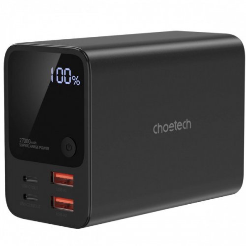 Купить Powerbank Choetech B635 27000mAh 222.5W (B635-BK) Black - цена в Харькове, Киеве, Днепре, Одессе
в интернет-магазине Telemart фото