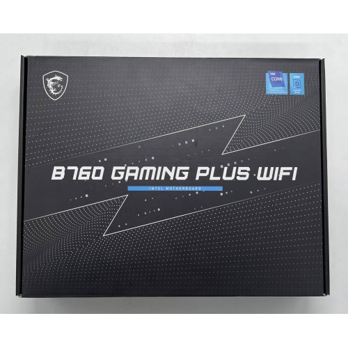 Материнська плата MSI B760 GAMING PLUS WIFI (s1700, Intel B760) (Відновлено продавцем, 704190) купити з перевіркою сумісності: огляд, характеристики, ціна у Києві, Львові, Вінниці, Хмельницькому, Івано-Франківську, Україні | інтернет-магазин TELEMART.UA фото