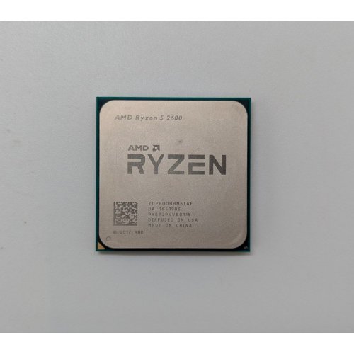 Процесор AMD Ryzen 5 2600 3.4(3.9)GHz 16MB sAM4 Tray (YD2600BBM6IAF) (Відновлено продавцем, 704194) купити з перевіркою сумісності: огляд, характеристики, ціна у Києві, Львові, Вінниці, Хмельницькому, Івано-Франківську, Україні | інтернет-магазин TELEMART.UA фото