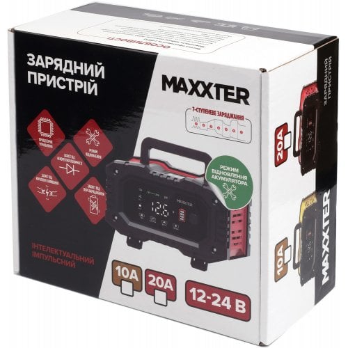 Купити Зарядний пристрій для АКБ Maxxter 12/24V 10/20A (MX-CHR-1224V20P) - ціна в Києві, Львові, Вінниці, Хмельницькому, Франківську, Україні | інтернет-магазин TELEMART.UA фото