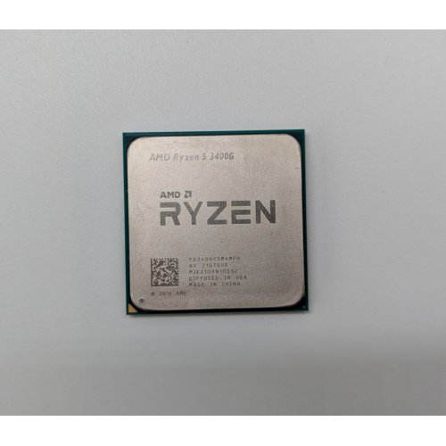 Купить Процессор AMD Ryzen 5 3400G 3.7(4.2)GHz 4MB sAM4 Tray (YD3400C5M4MFH) (Восстановлено продавцом, 704225) с проверкой совместимости: обзор, характеристики, цена в Киеве, Днепре, Одессе, Харькове, Украине | интернет-магазин TELEMART.UA фото