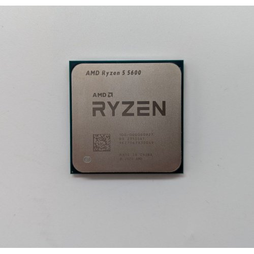 Процесор AMD Ryzen 5 5600 3.5(4.4)GHz 32MB sAM4 Tray (100-000000927) (Відновлено продавцем, 704237) купити з перевіркою сумісності: огляд, характеристики, ціна у Києві, Львові, Вінниці, Хмельницькому, Івано-Франківську, Україні | інтернет-магазин TELEMART.UA фото