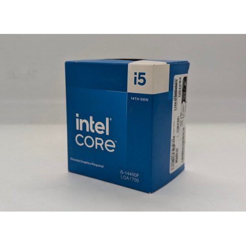 Процесор Intel Core i5-14400F 2.5(4.7)GHz 20MB s1700 Box (BX8071514400F) (Відновлено продавцем, 704245) купити з перевіркою сумісності: огляд, характеристики, ціна у Києві, Львові, Вінниці, Хмельницькому, Івано-Франківську, Україні | інтернет-магазин TELEMART.UA фото