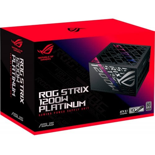 Купить Блок питания Asus ROG Strix PCIE5 1200W (90YE00W0-B0NA00) Black с проверкой совместимости: обзор, характеристики, цена в Киеве, Днепре, Одессе, Харькове, Украине | интернет-магазин TELEMART.UA фото