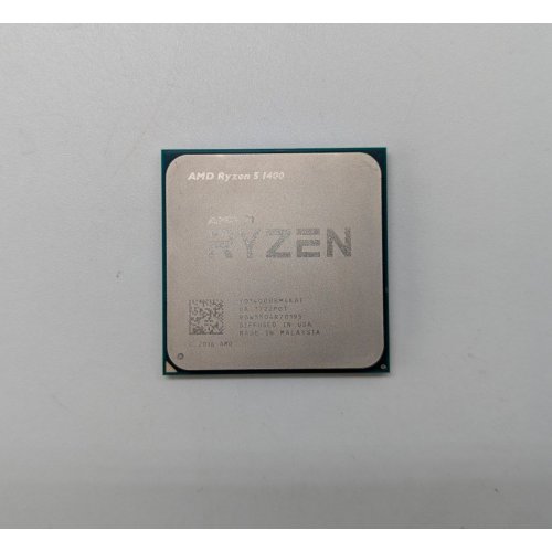 Процесор AMD Ryzen 5 1400 3.2(3.4)GHz sAM4 Tray (YD1400BBAEMPK) (Відновлено продавцем, 704290) купити з перевіркою сумісності: огляд, характеристики, ціна у Києві, Львові, Вінниці, Хмельницькому, Івано-Франківську, Україні | інтернет-магазин TELEMART.UA фото