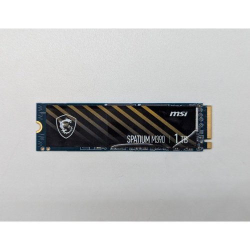 Ssd-диск MSI SPATIUM M390 3D NAND TLC 1TB M.2 (2280 PCI-E) NVMe (S78-440L650-P83) (Відновлено продавцем, 704299) купити з перевіркою сумісності: огляд, характеристики, ціна у Києві, Львові, Вінниці, Хмельницькому, Івано-Франківську, Україні | інтернет-магазин TELEMART.UA фото