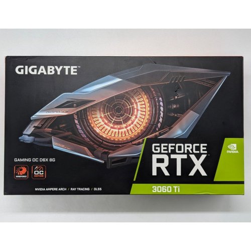 Купить Видеокарта Gigabyte GeForce RTX 3060 Ti Gaming OC D6X 8192MB (GV-N306TXGAMING OC-8GD) (Восстановлено продавцом, 704338) с проверкой совместимости: обзор, характеристики, цена в Киеве, Днепре, Одессе, Харькове, Украине | интернет-магазин TELEMART.UA фото