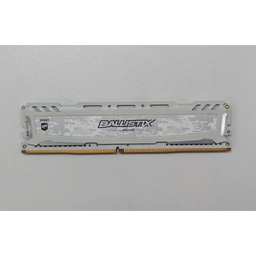 Озп Crucial DDR4 8GB 2666Mhz Ballistix Sport LT (BLS8G4D26BFSCK) White (Відновлено продавцем, 704349) купити з перевіркою сумісності: огляд, характеристики, ціна у Києві, Львові, Вінниці, Хмельницькому, Івано-Франківську, Україні | інтернет-магазин TELEMART.UA фото