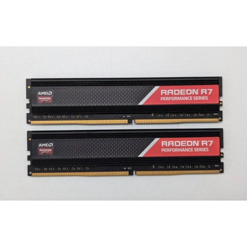 Озп AMD Radeon DDR4 16GB (2x8GB) 2133Mhz R7 Performance (R7416G2133U2K) (Відновлено продавцем, 704368) купити з перевіркою сумісності: огляд, характеристики, ціна у Києві, Львові, Вінниці, Хмельницькому, Івано-Франківську, Україні | інтернет-магазин TELEMART.UA фото