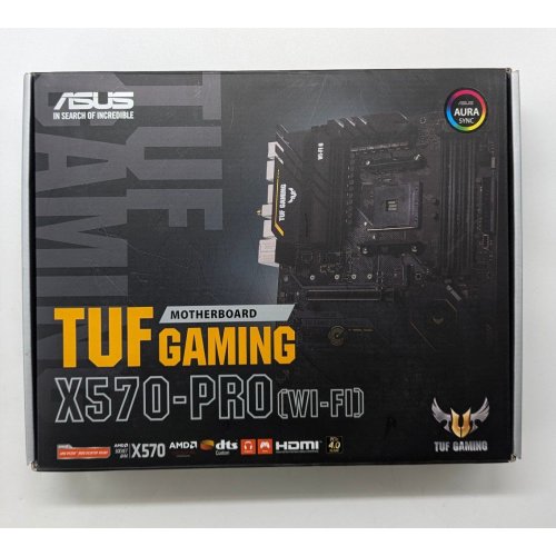 Материнська плата Asus TUF GAMING X570-PRO (WI-FI) (sAM4, AMD X570) (Відновлено продавцем, 704611) купити з перевіркою сумісності: огляд, характеристики, ціна у Києві, Львові, Вінниці, Хмельницькому, Івано-Франківську, Україні | інтернет-магазин TELEMART.UA фото