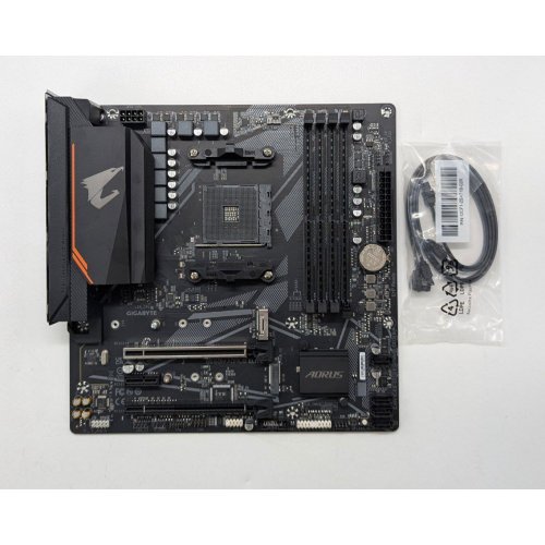 Материнська плата Gigabyte B550M AORUS ELITE (sAM4, AMD B550) (Відновлено продавцем, 704614) купити з перевіркою сумісності: огляд, характеристики, ціна у Києві, Львові, Вінниці, Хмельницькому, Івано-Франківську, Україні | інтернет-магазин TELEMART.UA фото