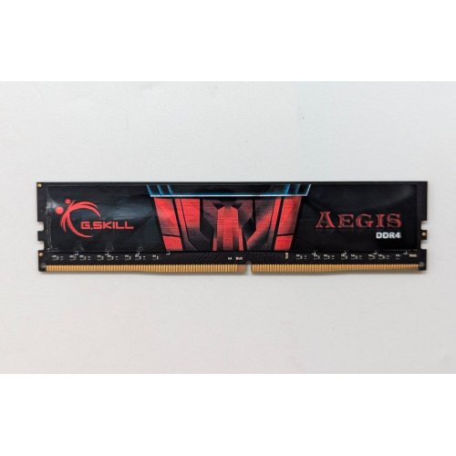 Озп G.Skill DDR4 8GB 3000Mhz Aegis (F4-3000C16S-8GISB) (Відновлено продавцем, 704615) купити з перевіркою сумісності: огляд, характеристики, ціна у Києві, Львові, Вінниці, Хмельницькому, Івано-Франківську, Україні | інтернет-магазин TELEMART.UA фото