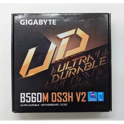 Материнська плата Gigabyte B560M DS3H V2 (s1200, Intel B560) (Відновлено продавцем, 704644) купити з перевіркою сумісності: огляд, характеристики, ціна у Києві, Львові, Вінниці, Хмельницькому, Івано-Франківську, Україні | інтернет-магазин TELEMART.UA фото