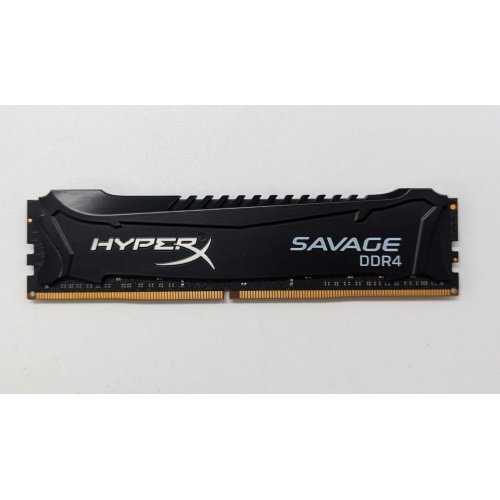 Озп Kingston DDR4 8GB 3000Mhz HyperX Savage Black (HX430C15SB2/8) (Відновлено продавцем, 704656) купити з перевіркою сумісності: огляд, характеристики, ціна у Києві, Львові, Вінниці, Хмельницькому, Івано-Франківську, Україні | інтернет-магазин TELEMART.UA фото