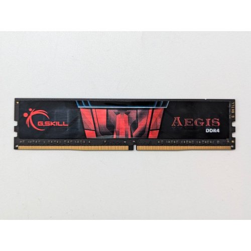 Озп G.Skill DDR4 8GB 3200Mhz Aegis (F4-3200C16S-8GIS) (Відновлено продавцем, 704711) купити з перевіркою сумісності: огляд, характеристики, ціна у Києві, Львові, Вінниці, Хмельницькому, Івано-Франківську, Україні | інтернет-магазин TELEMART.UA фото