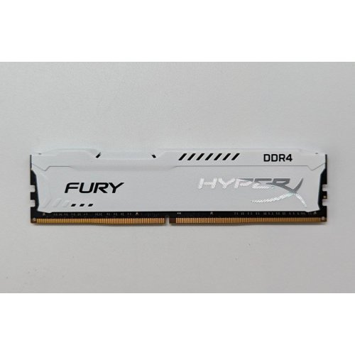 Озп Kingston DDR4 16GB 3200Mhz HyperX Fury White (HX432C18FW/16) (Відновлено продавцем, 704762) купити з перевіркою сумісності: огляд, характеристики, ціна у Києві, Львові, Вінниці, Хмельницькому, Івано-Франківську, Україні | інтернет-магазин TELEMART.UA фото