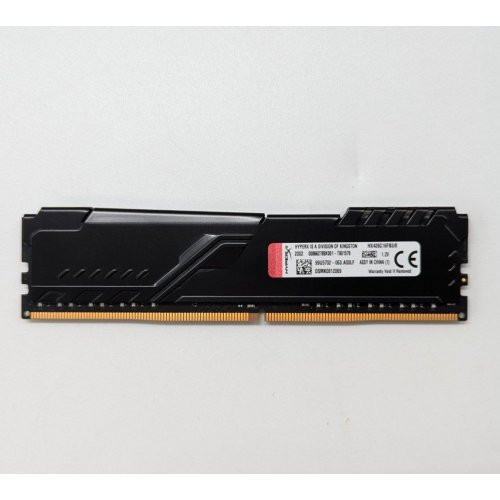 Озп HyperX DDR4 8GB 2666Mhz Fury Black (HX426C16FB3/8) (Відновлено продавцем, 704792) купити з перевіркою сумісності: огляд, характеристики, ціна у Києві, Львові, Вінниці, Хмельницькому, Івано-Франківську, Україні | інтернет-магазин TELEMART.UA фото