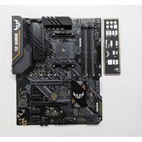 Материнська плата Asus TUF GAMING B450-PLUS II (sAM4, AMD B450) (Відновлено продавцем, 704809) купити з перевіркою сумісності: огляд, характеристики, ціна у Києві, Львові, Вінниці, Хмельницькому, Івано-Франківську, Україні | інтернет-магазин TELEMART.UA фото