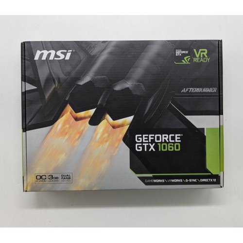 Відеокарта MSI GeForce GTX 1060 Dual OC 3072MB (GTX 1060 3GT OC) (Відновлено продавцем, 704825) купити з перевіркою сумісності: огляд, характеристики, ціна у Києві, Львові, Вінниці, Хмельницькому, Івано-Франківську, Україні | інтернет-магазин TELEMART.UA фото