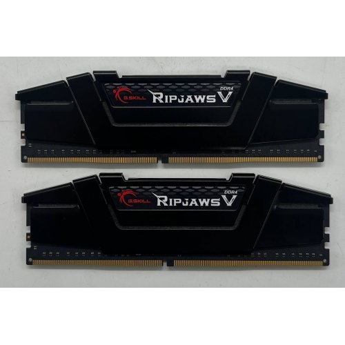 Озп G.Skill DDR4 16GB (2x8GB) 3200Mhz Ripjaws V (F4-3200C16D-16GVKB) (Відновлено продавцем, 704830) купити з перевіркою сумісності: огляд, характеристики, ціна у Києві, Львові, Вінниці, Хмельницькому, Івано-Франківську, Україні | інтернет-магазин TELEMART.UA фото