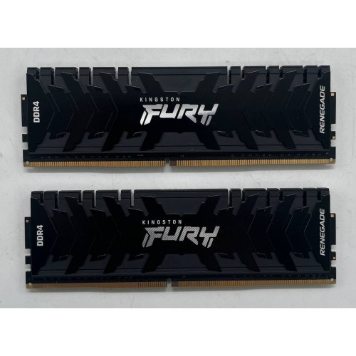 Озп Kingston DDR4 16GB (2x8GB) 3600Mhz FURY Renegade Black (KF436C16RBK2/16) (Відновлено продавцем, 704833) купити з перевіркою сумісності: огляд, характеристики, ціна у Києві, Львові, Вінниці, Хмельницькому, Івано-Франківську, Україні | інтернет-магазин TELEMART.UA фото