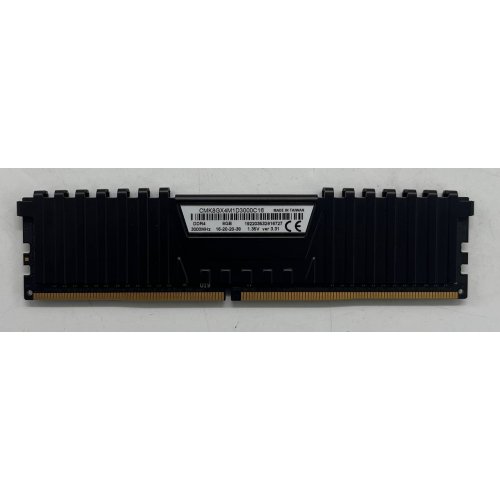 Озп Corsair DDR4 8GB 3000Mhz Vengeance LPX (CMK8GX4M1D3000C16) Black (Відновлено продавцем, 704843) купити з перевіркою сумісності: огляд, характеристики, ціна у Києві, Львові, Вінниці, Хмельницькому, Івано-Франківську, Україні | інтернет-магазин TELEMART.UA фото