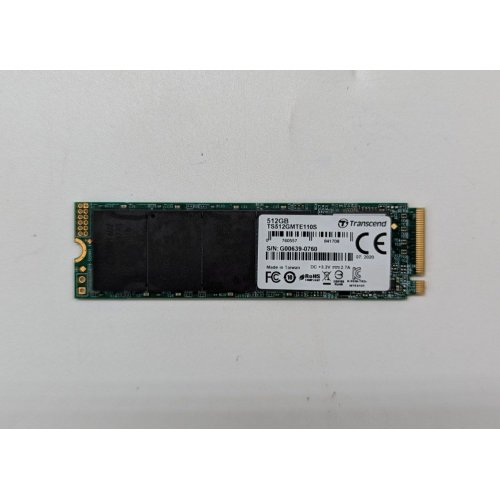 Ssd-диск Transcend MTE110S TLC 512GB M.2 (2280 PCI-E) NVMe x4 (TS512GMTE110S) (Відновлено продавцем, 704852) купити з перевіркою сумісності: огляд, характеристики, ціна у Києві, Львові, Вінниці, Хмельницькому, Івано-Франківську, Україні | інтернет-магазин TELEMART.UA фото