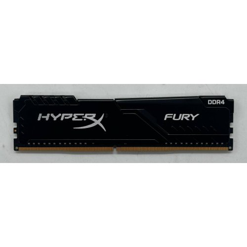 Озп HyperX DDR4 8GB 2666Mhz Fury Black (HX426C16FB3/8) (Відновлено продавцем, 704892) купити з перевіркою сумісності: огляд, характеристики, ціна у Києві, Львові, Вінниці, Хмельницькому, Івано-Франківську, Україні | інтернет-магазин TELEMART.UA фото