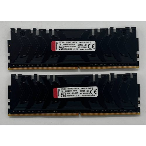 Озп HyperX DDR4 16GB (2x8GB) 3200Mhz Predator RGB (HX432C16PB3AK2/16) (Відновлено продавцем, 704911) купити з перевіркою сумісності: огляд, характеристики, ціна у Києві, Львові, Вінниці, Хмельницькому, Івано-Франківську, Україні | інтернет-магазин TELEMART.UA фото