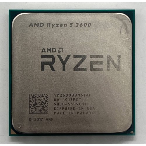 Процесор AMD Ryzen 5 2600 3.4(3.9)GHz 16MB sAM4 Tray (YD2600BBM6IAF) (Відновлено продавцем, 704917) купити з перевіркою сумісності: огляд, характеристики, ціна у Києві, Львові, Вінниці, Хмельницькому, Івано-Франківську, Україні | інтернет-магазин TELEMART.UA фото