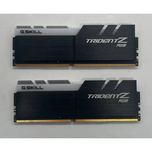 Озп G.Skill DDR4 16GB (2x8GB) 3200Mhz Trident Z RGB (F4-3200C16D-16GTZR) (Відновлено продавцем, 705094) купити з перевіркою сумісності: огляд, характеристики, ціна у Києві, Львові, Вінниці, Хмельницькому, Івано-Франківську, Україні | інтернет-магазин TELEMART.UA фото