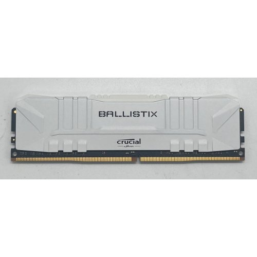 Озп Crucial DDR4 8GB 3200Mhz Ballistix White (BL8G32C16U4W) (Відновлено продавцем, 705096) купити з перевіркою сумісності: огляд, характеристики, ціна у Києві, Львові, Вінниці, Хмельницькому, Івано-Франківську, Україні | інтернет-магазин TELEMART.UA фото