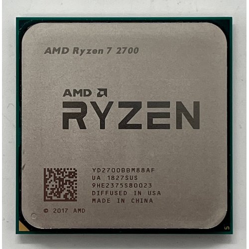 Процесор AMD Ryzen 7 2700 3.2(4.1)GHz 16MB sAM4 Tray (YD2700BBM88AF) (Відновлено продавцем, 705109) купити з перевіркою сумісності: огляд, характеристики, ціна у Києві, Львові, Вінниці, Хмельницькому, Івано-Франківську, Україні | інтернет-магазин TELEMART.UA фото