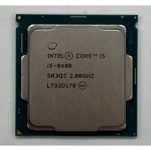 Процесор Intel Core i5-8400 2.8GHz 9MB s1151 Tray (CM8068403358811) (Відновлено продавцем, 705165) купити з перевіркою сумісності: огляд, характеристики, ціна у Києві, Львові, Вінниці, Хмельницькому, Івано-Франківську, Україні | інтернет-магазин TELEMART.UA фото